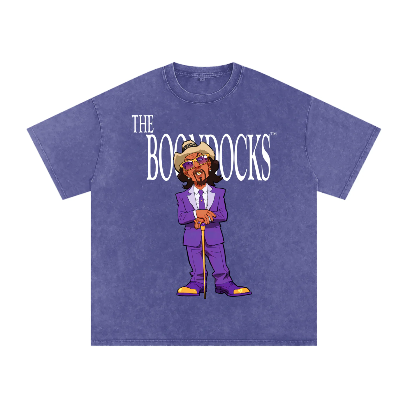 The Boondocks A Pimp Named Slickback Purple Tee - Image 3
