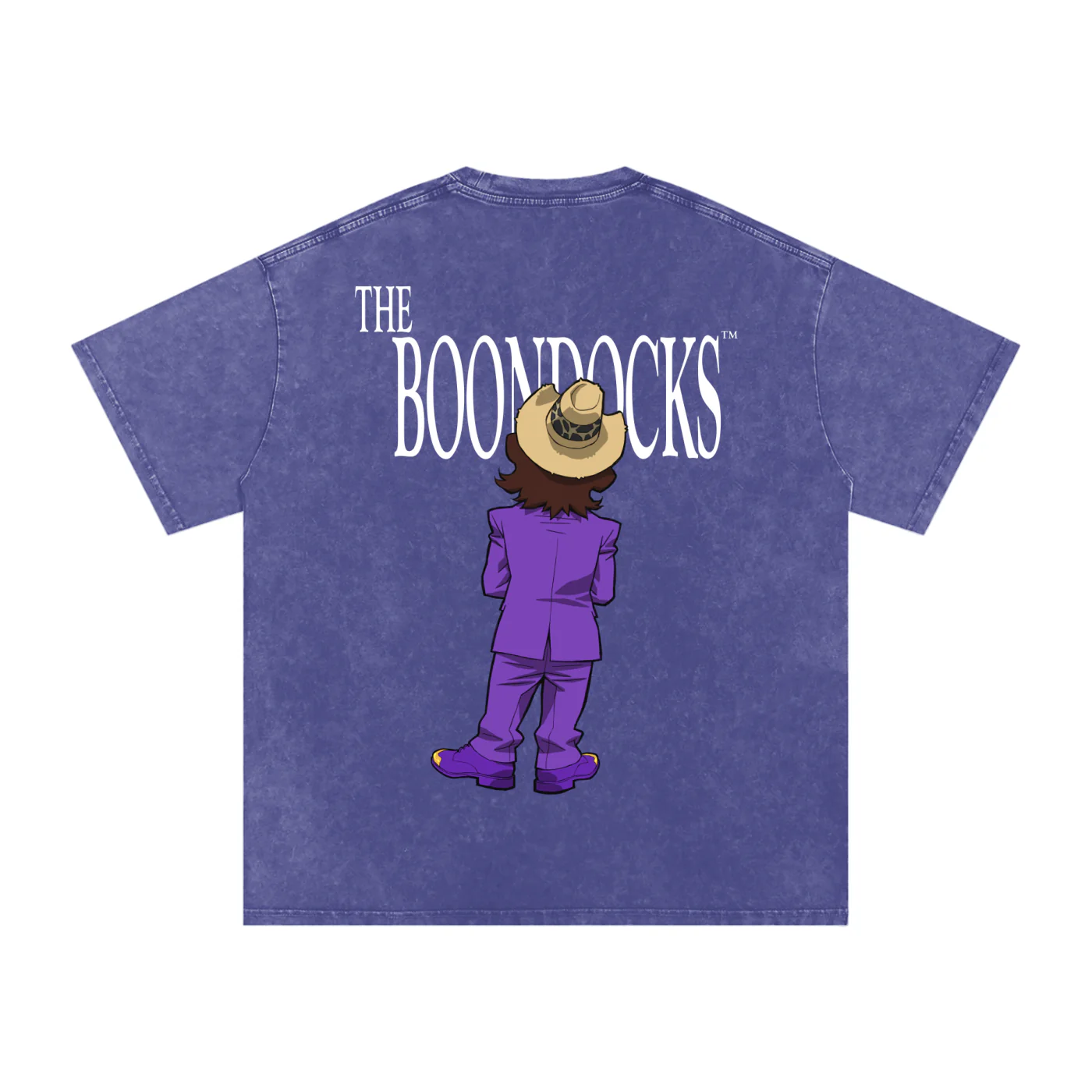 The Boondocks A Pimp Named Slickback Purple Tee - Image 4