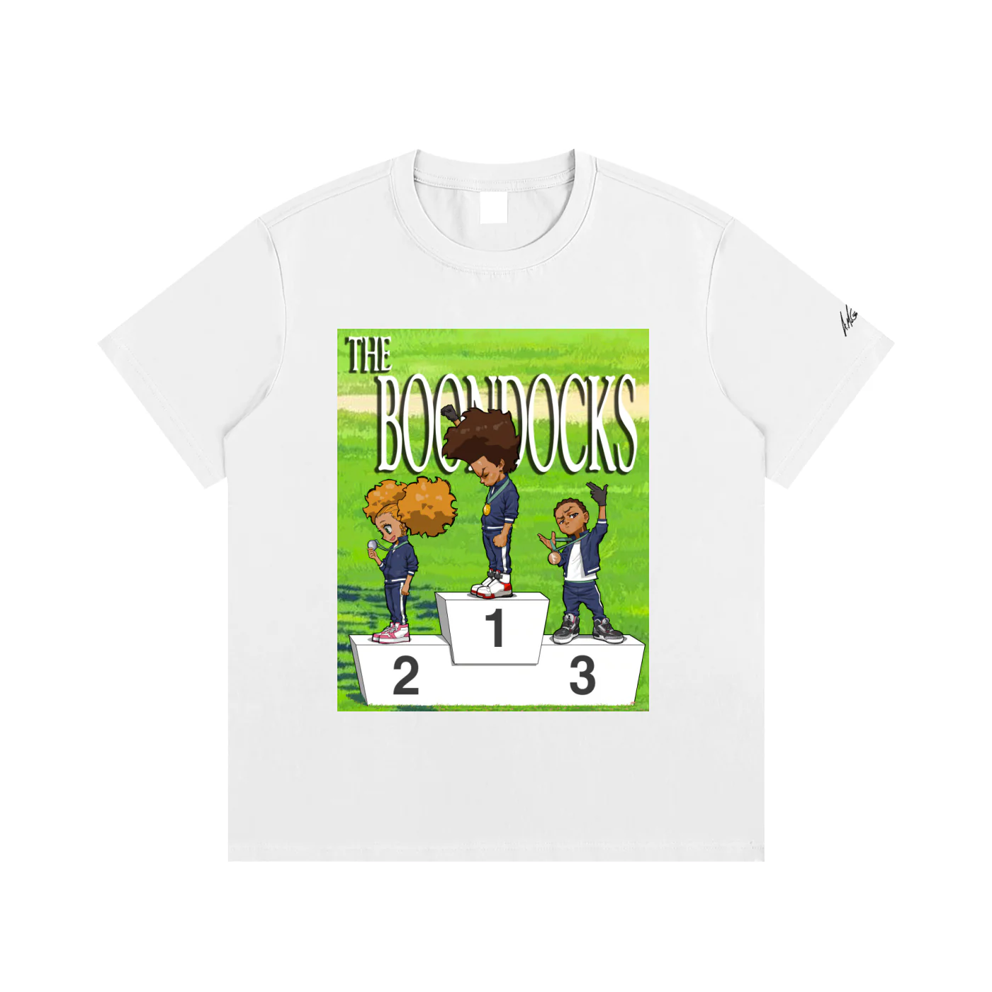 The Boondocks Podium Champs White T-Shirt - Image 3