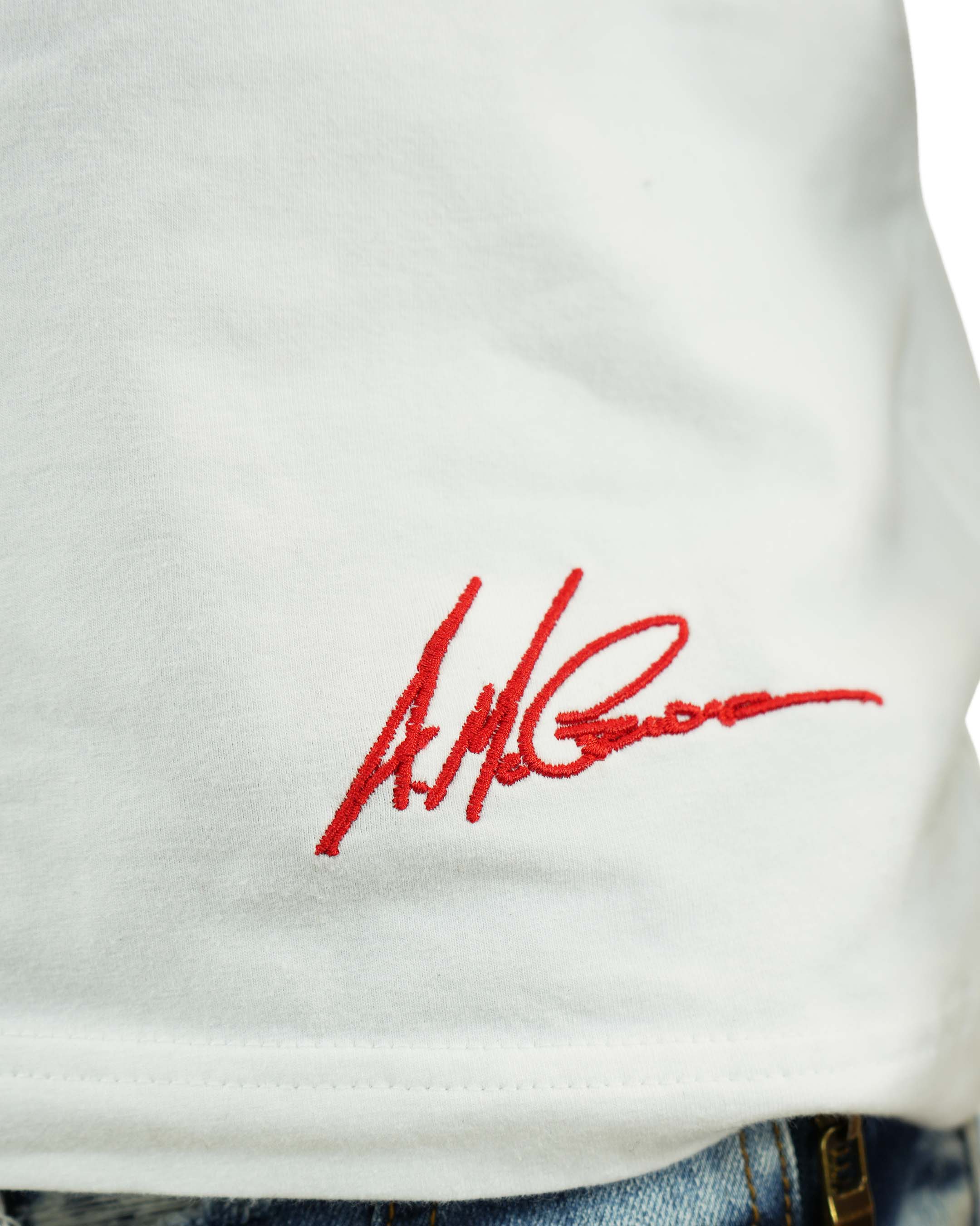 The Boondocks -  Colonel Stinkmeaner White Knit T-Shirt - Image 3