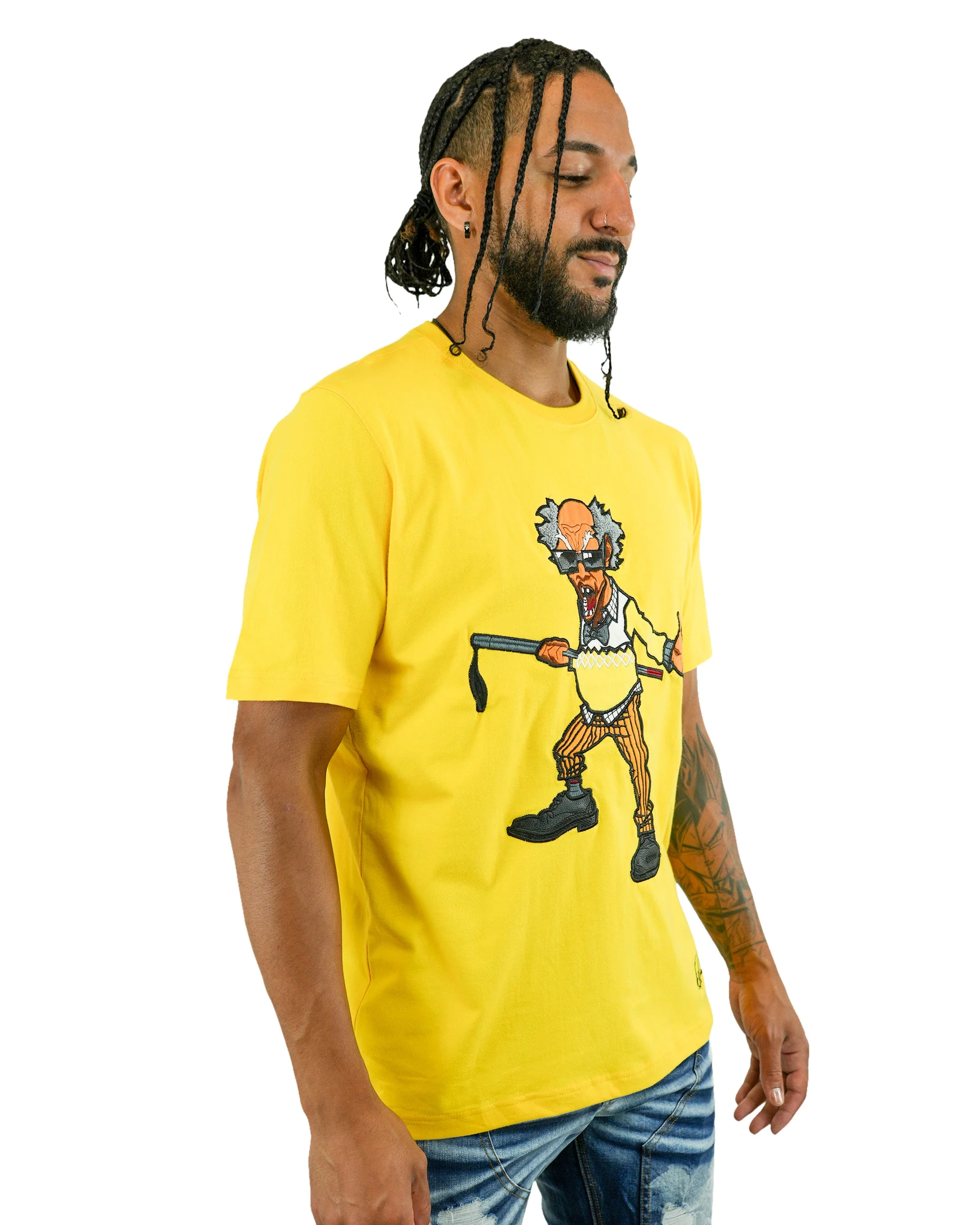 The Boondocks - Colonel Stinkmeaner Yellow Knit T-Shirt - Image 4