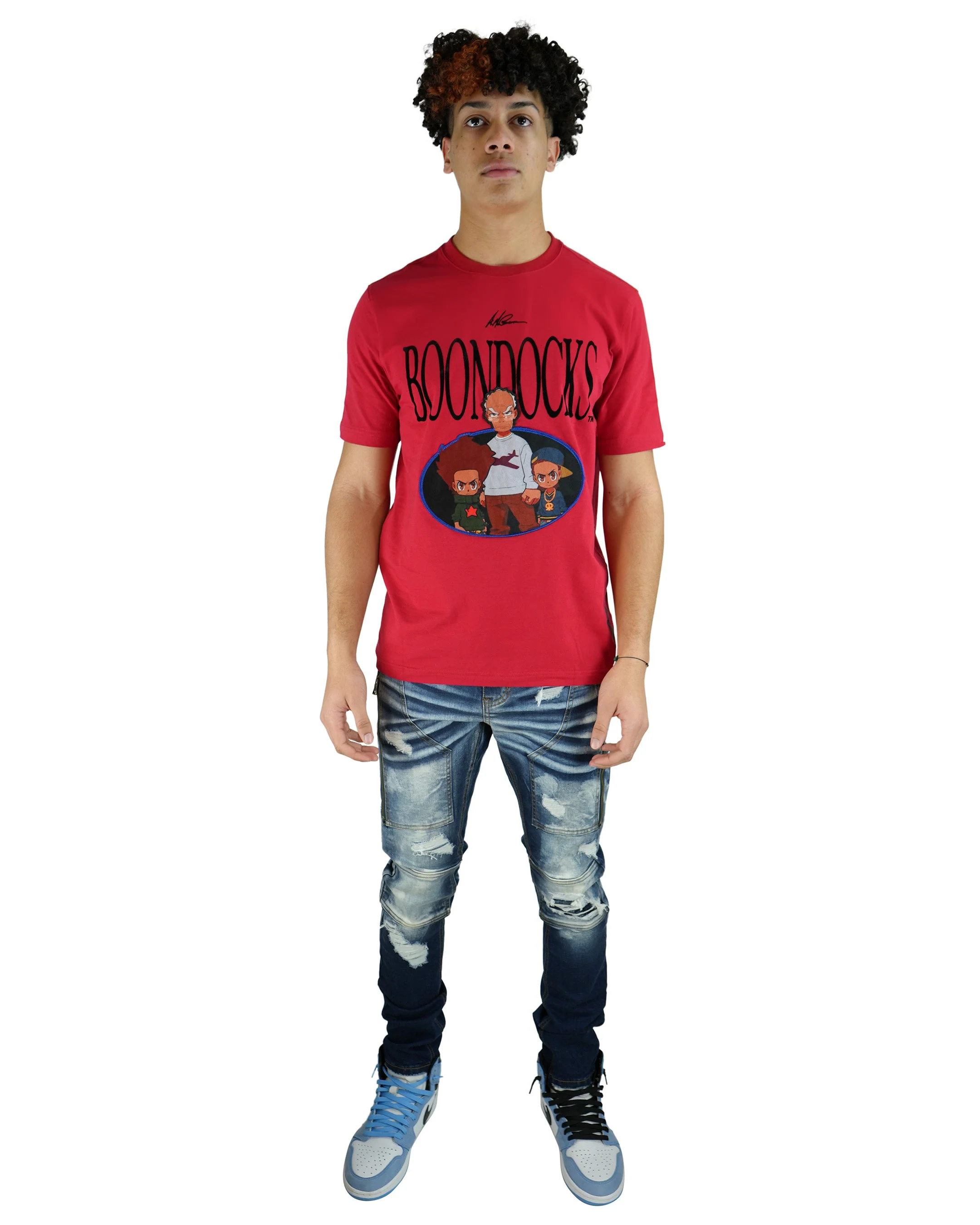 The Boondocks - Family Portrait Red T-Shirt - Image 4