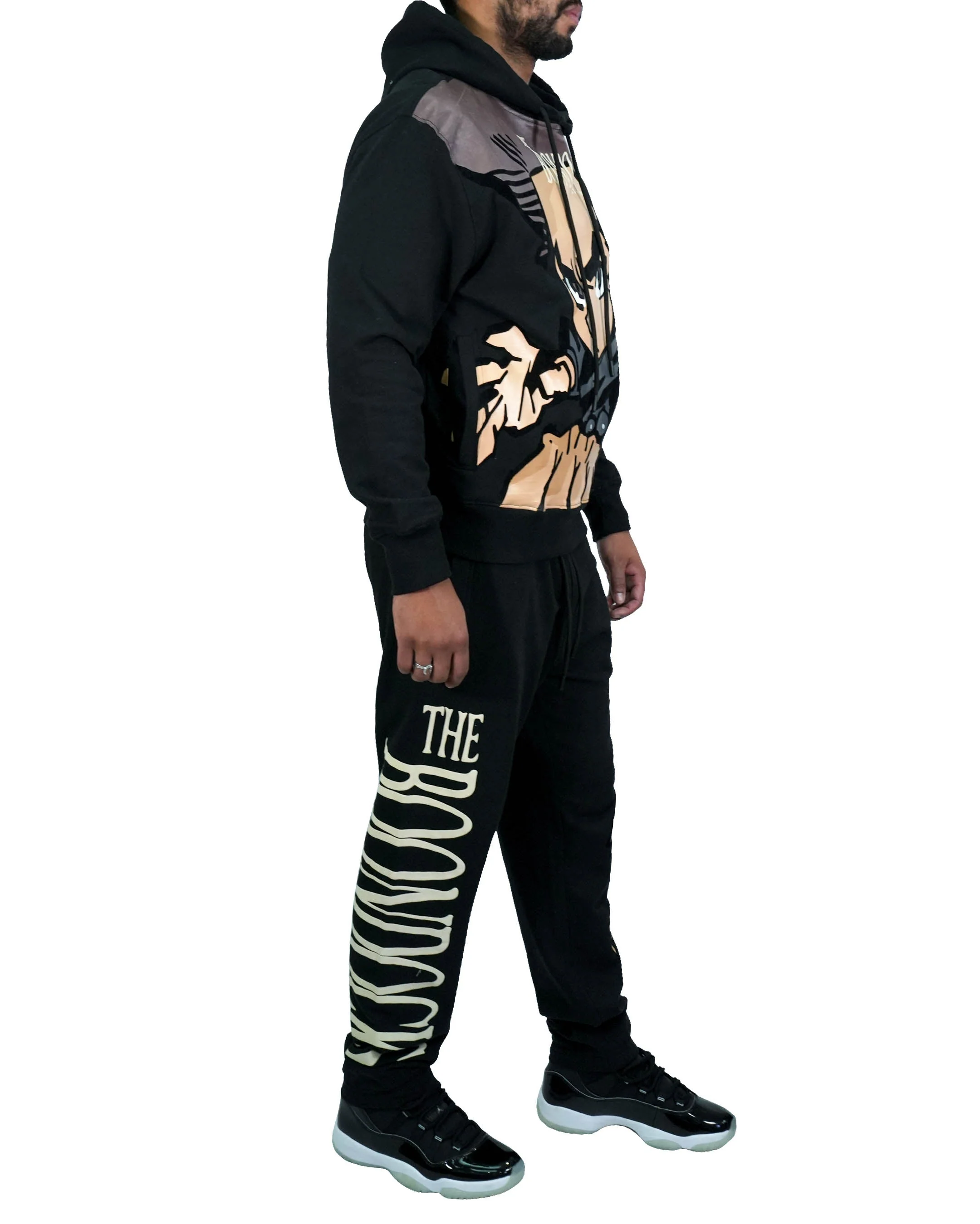 The Boondocks Huey Big Face Black Hoodie - Image 6