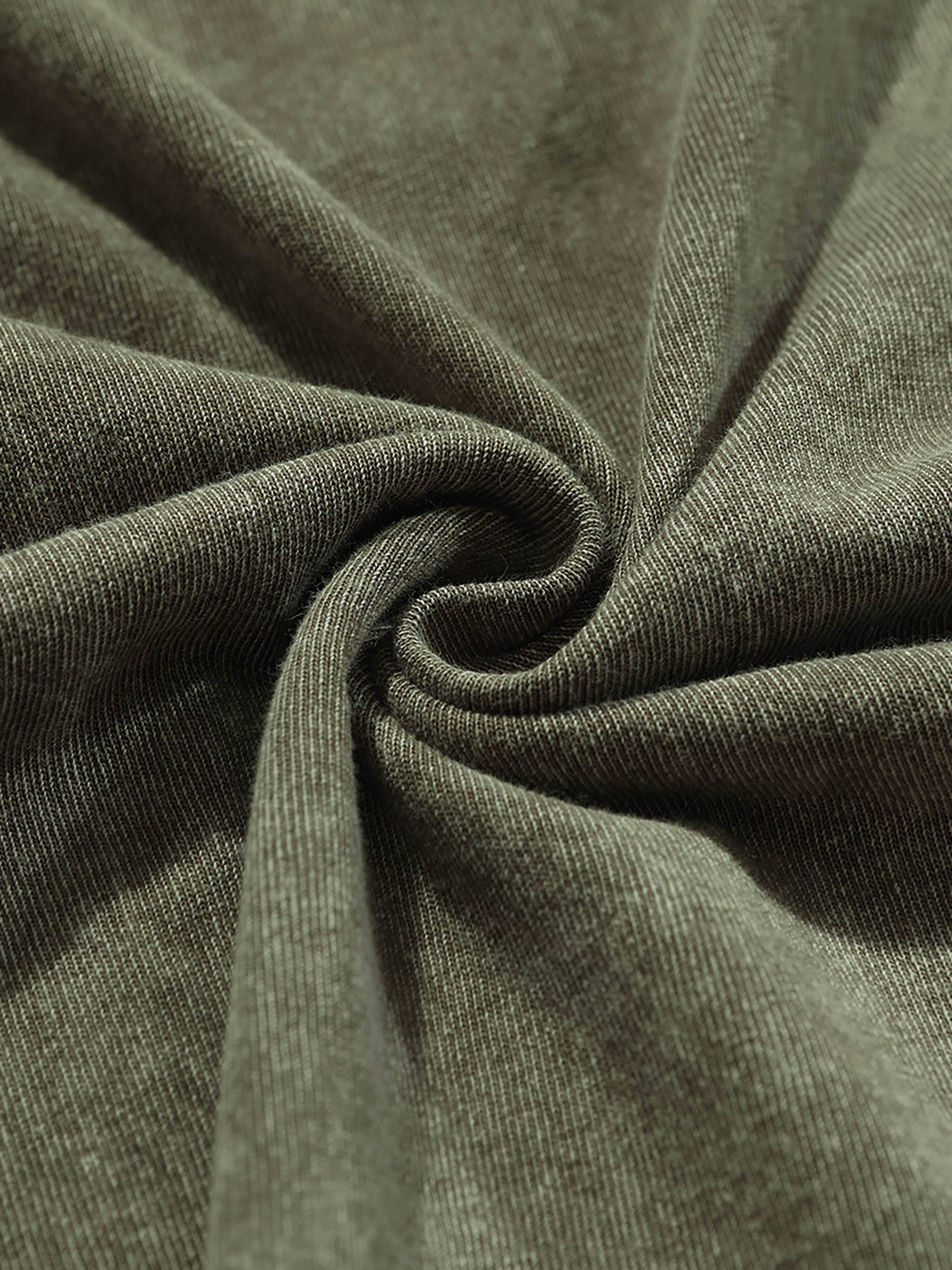 The Boondocks - Huey Khaled Acid Wash Oversize Olive T-Shirt - Image 3