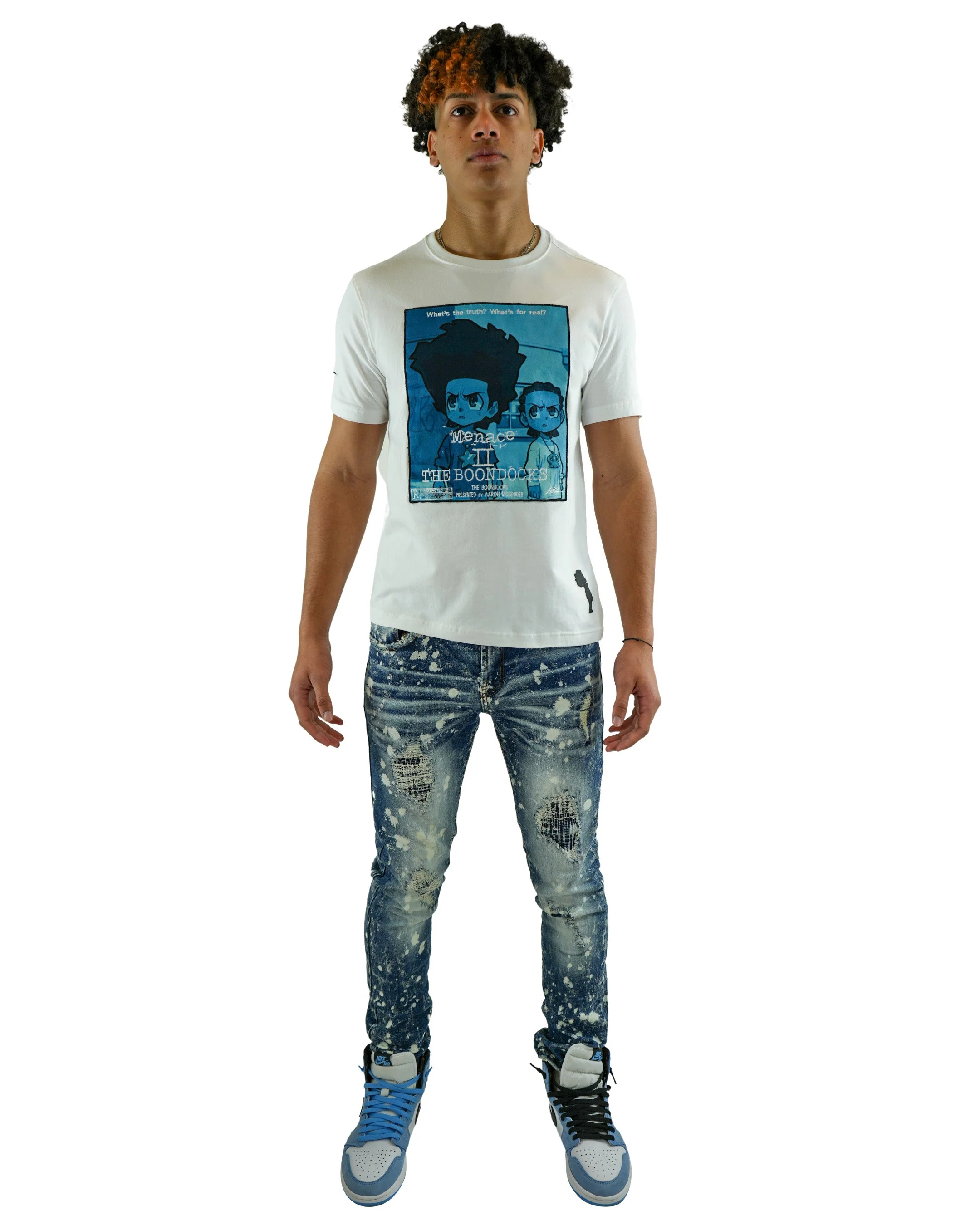 The Boondocks - Menace White T-Shirt - Image 3