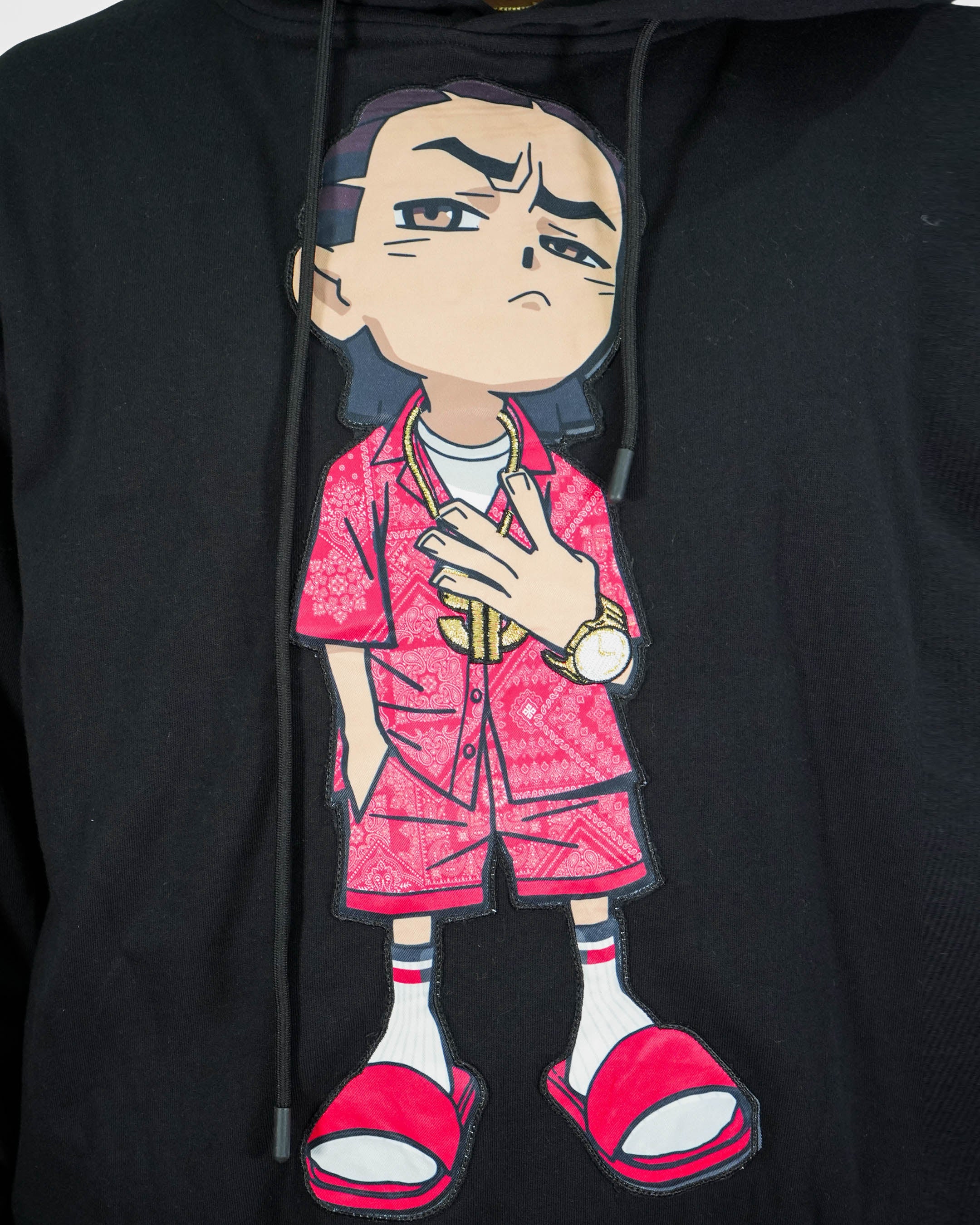 The Boondocks Riley Chill Guy Black Hoodie - Image 3