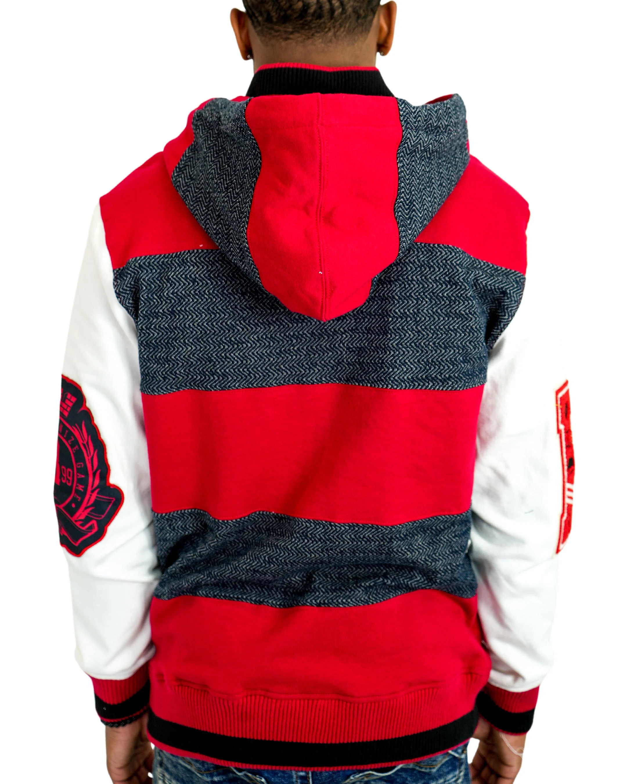The Boondocks Riley Football Knit Red Hoodie - Image 8