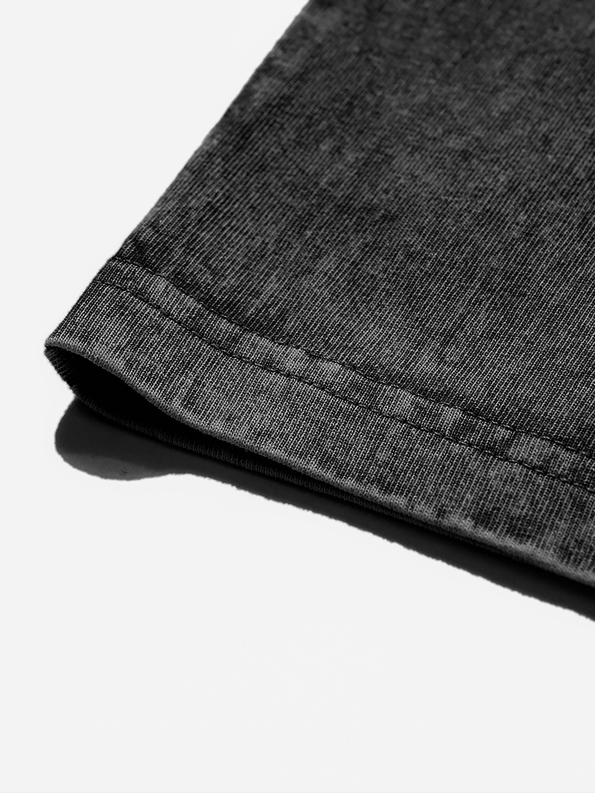 The Boondocks - Riley Khaled Acid Wash Oversize Black T-Shirt - Image 6