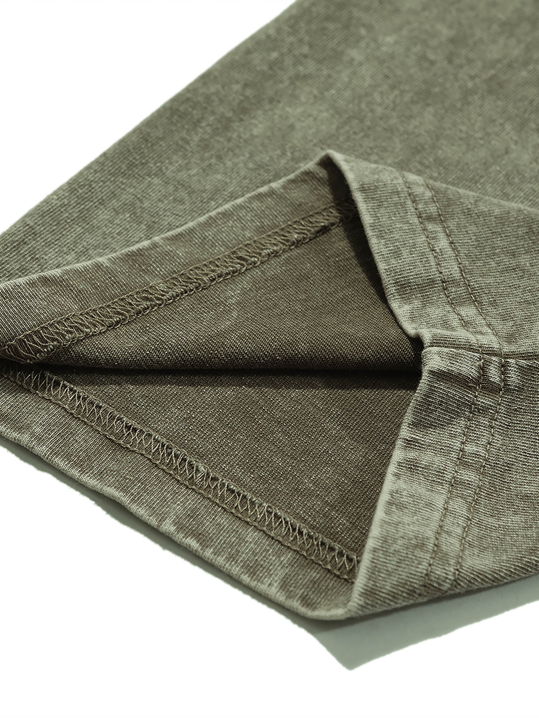 The Boondocks - Riley Khaled Acid Wash Oversize Olive T-Shirt - Image 7