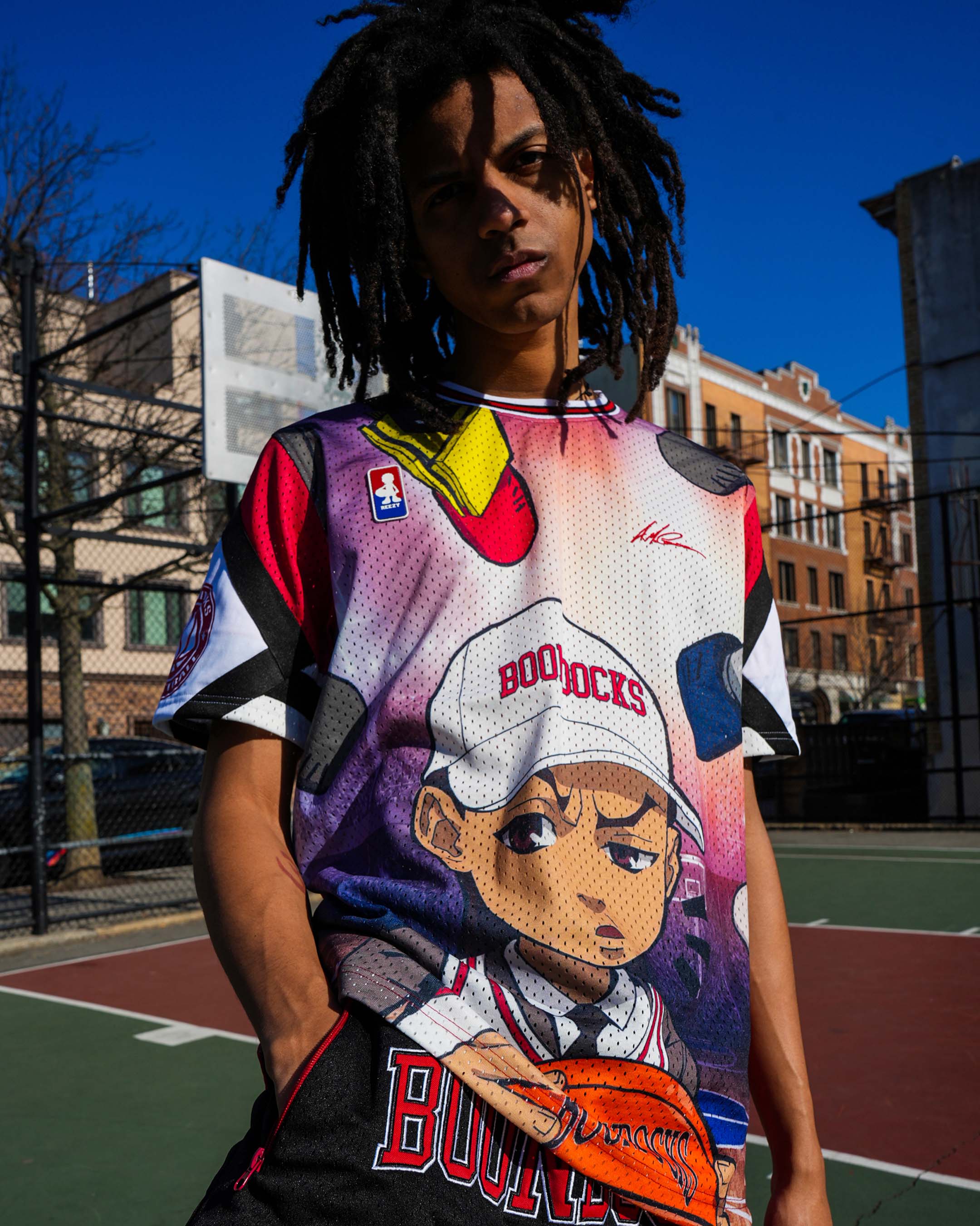 The Boondocks - Riley Press Conference Mesh Knit T-Shirt - Image 3