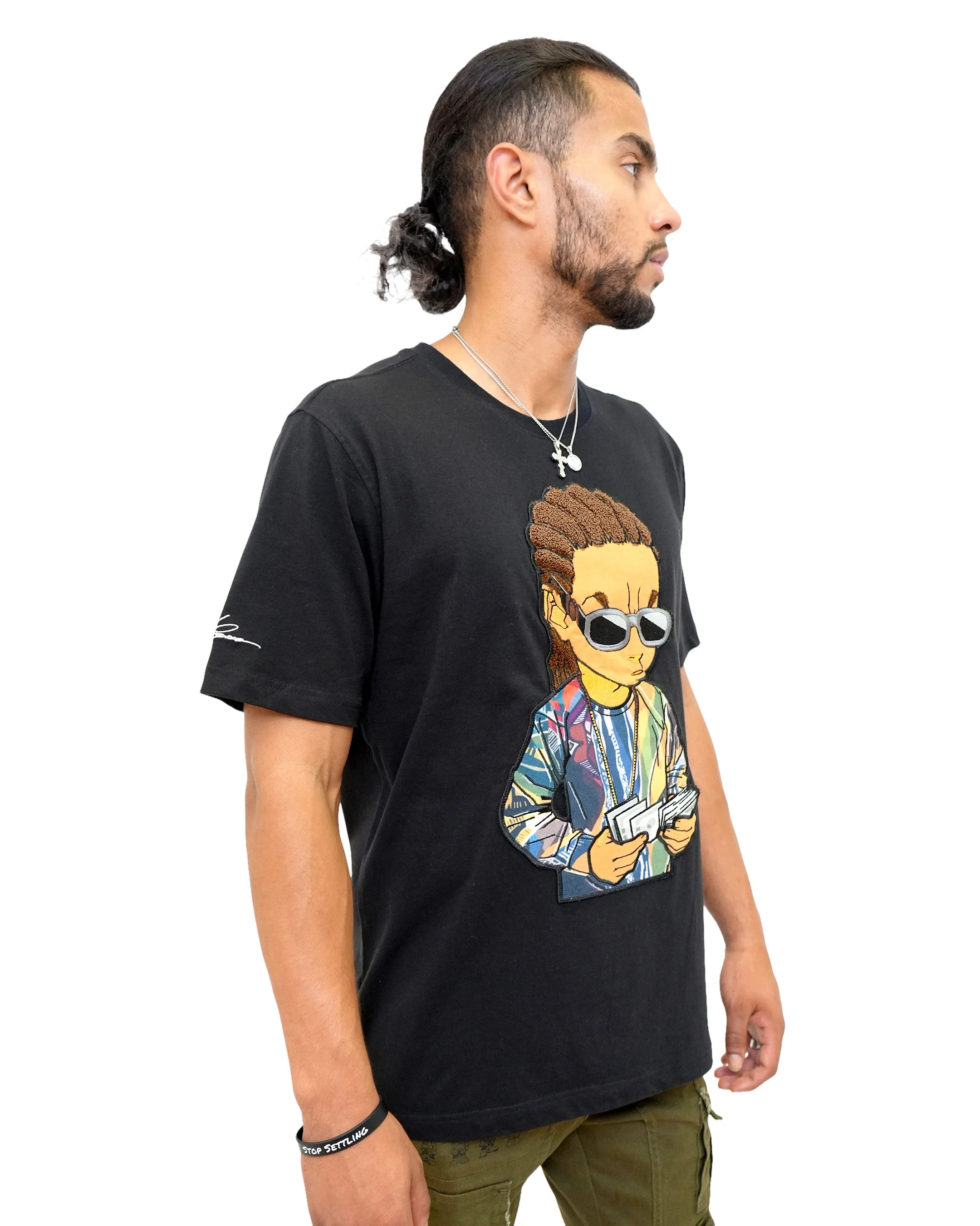 The Boondocks - Riley Smalls Black Knit T-Shirt - Image 3