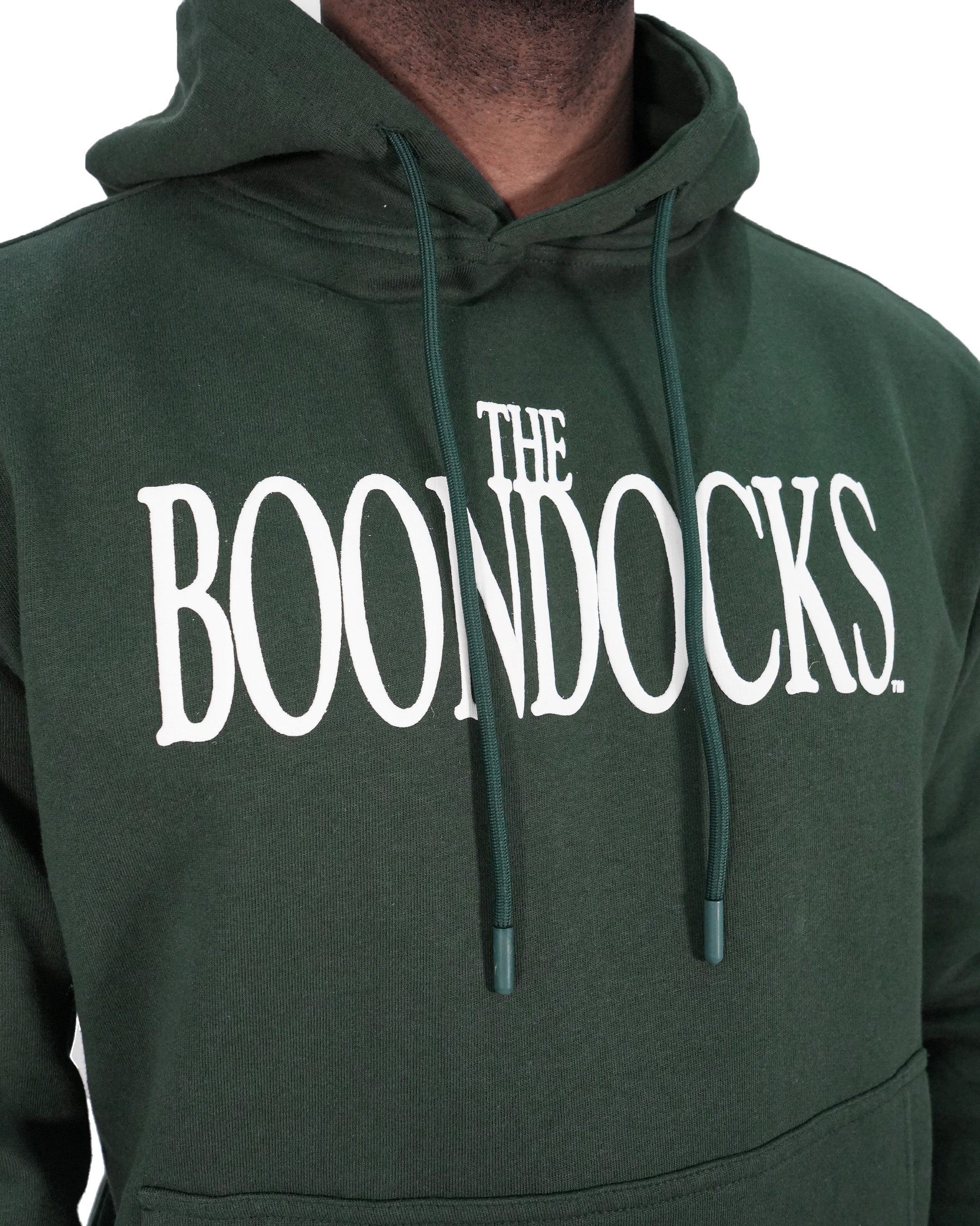 The Boondocks - Riley "WANTED" Forest Green Knit Hoodie - Image 4