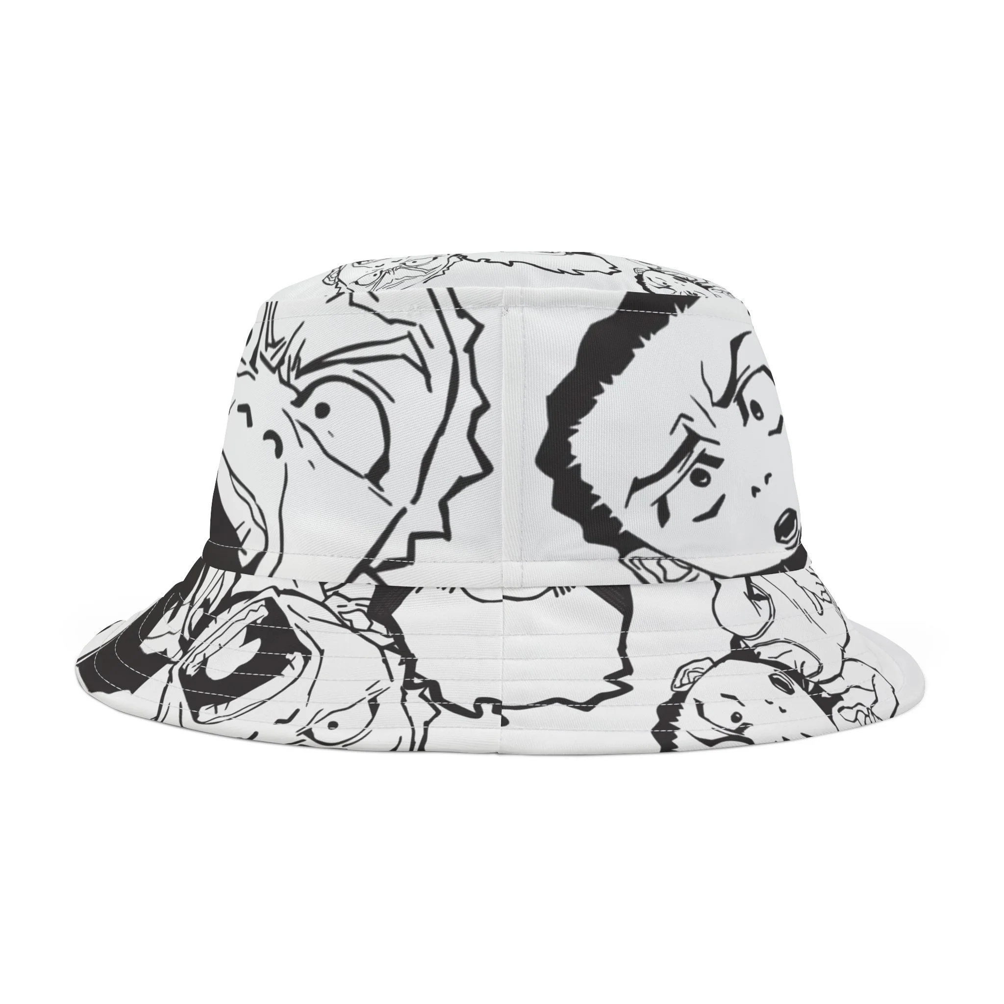 The Boondocks White Bucket Hat - Image 3