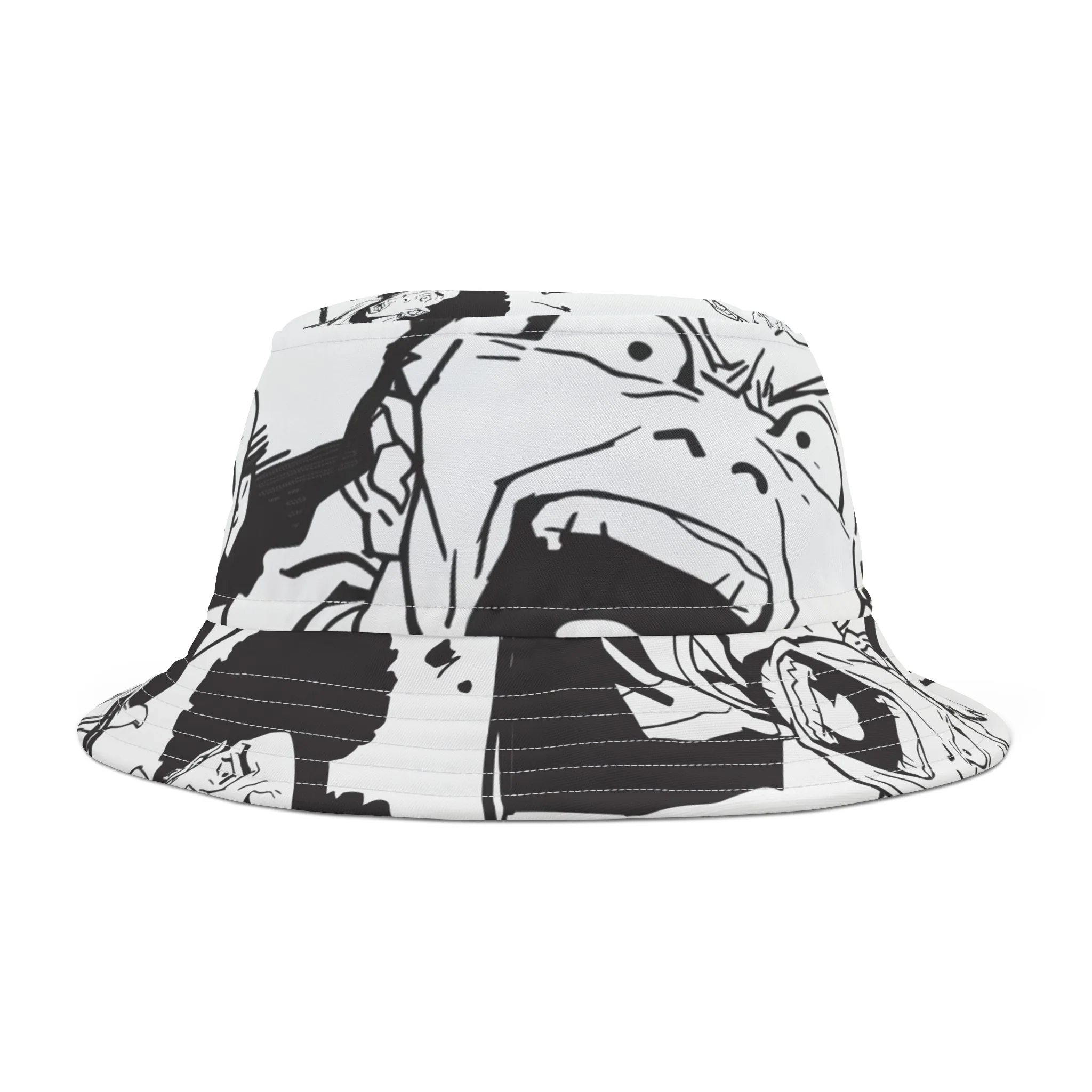 The Boondocks White Bucket Hat - Image 4