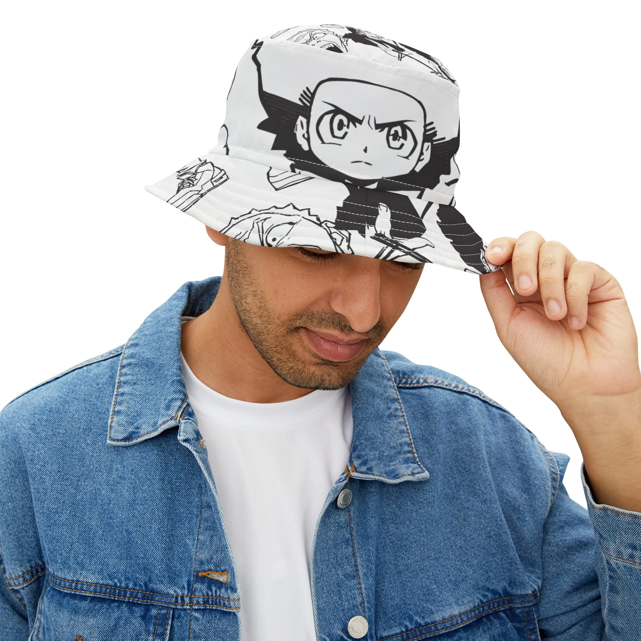 The Boondocks White Bucket Hat - Image 7